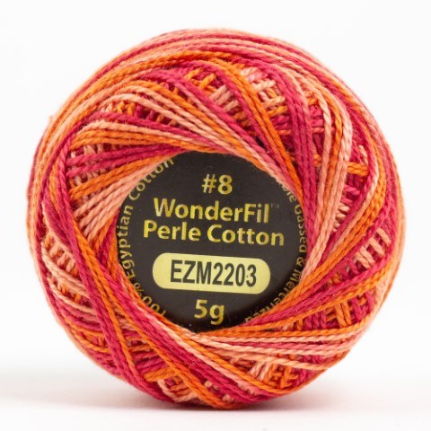 WONDERFIL ELEGANZA VARIEGATED PERLE 8 ELECTRIC 2203