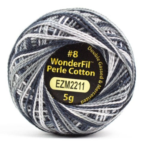 WONDERFIL ELEGANZA VARIEGATED PERLE 8 PEPPER 2211