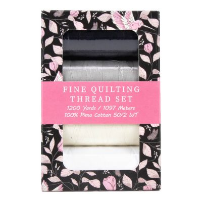 FINE QUILTING THREAD SET    NICE AND NEUTRAL