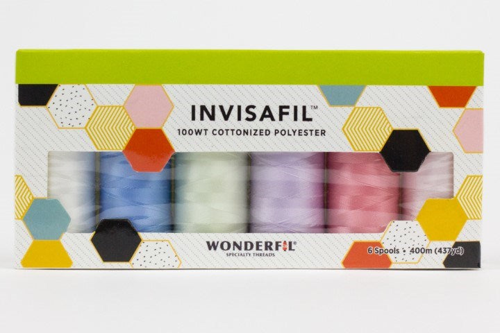 INVISAFIL 100 WT COTTONIZED POLYESTER THREAD MINI PACK 01