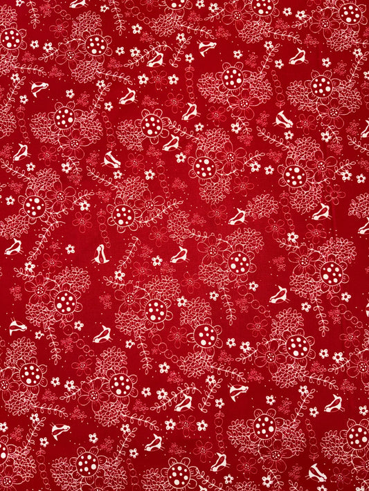 RED VELVET BY LYNETTE ANDERSON  COL 1 RED BIRDS