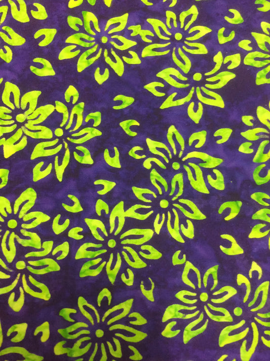 ROCK CANDY BATIK EDIBLE FLORAL DEEP VIOLET