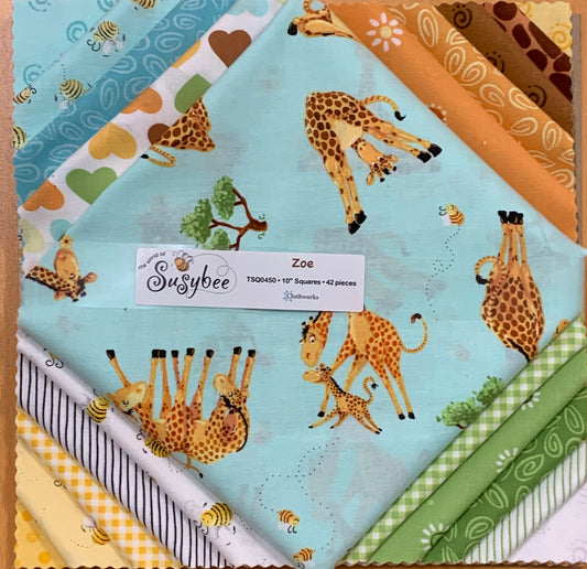 ZOE BY SUSYBEE 10" SQUARE BUNDLE