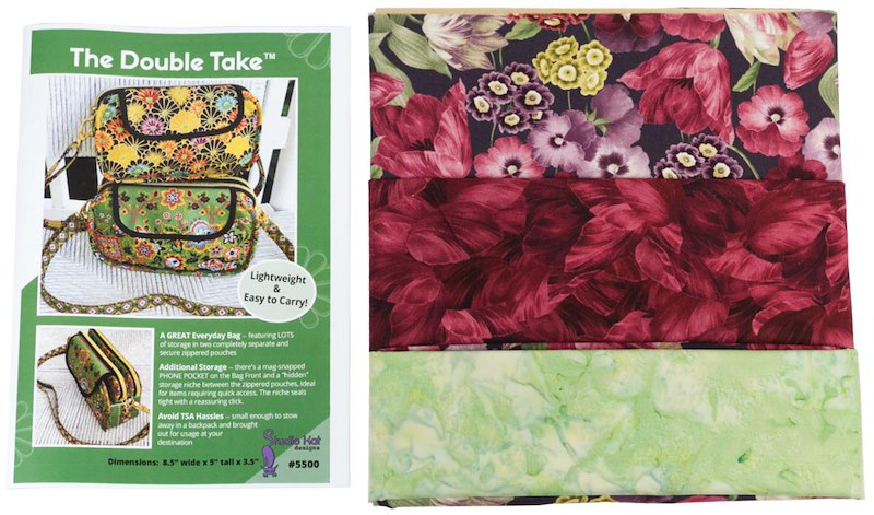 Studio Kat the Double take bag Pattern and Fabric Kit