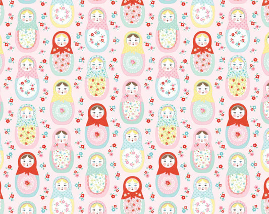 MARKET DAY NESTING DOLLS PINK