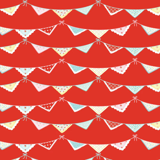 MARKET DAY BUNTING RED
