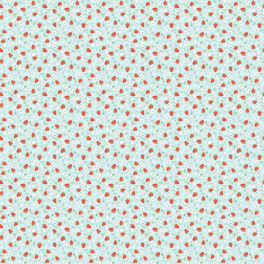 MARKET DAY MINI STRAWBERRIES TEAL