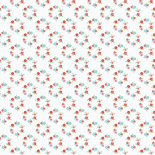 MARKET DAY FLORAL WREATH WHITE