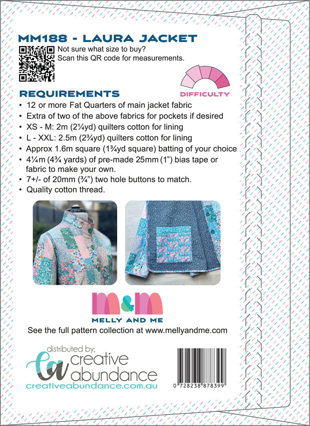 LAURA JACKET SIZES XS TO XXL