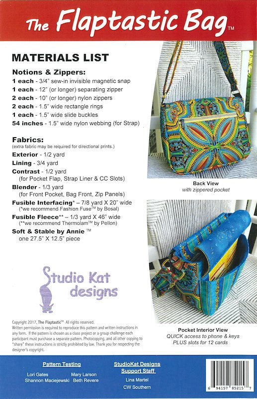 FLAPTASTIC BAG
