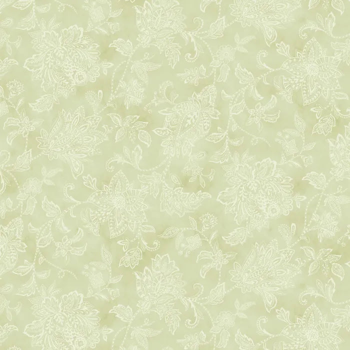 YOURS TRULY TONAL FLORAL GREEN