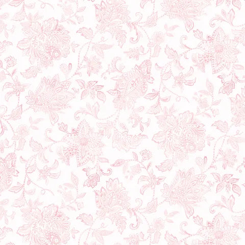 YOURS TRULY TONAL FLORAL WHITE