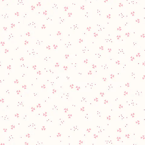YOURS TRULY DOTTED HEARTS WHITE
