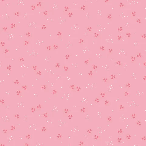 YOURS TRULY DOTTED HEARTS PINK