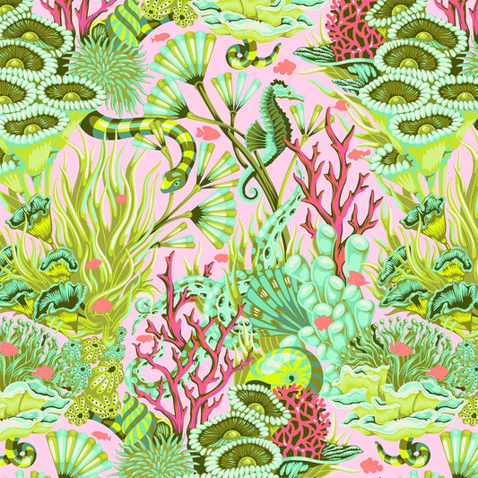 TULA PINK FLORAL REEF PRE ORDER 264 CORAL LINE