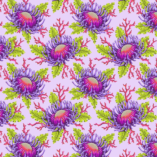 TULA PINK FLORAL REEF PRE ORDER 265 ULTRAVIOLET