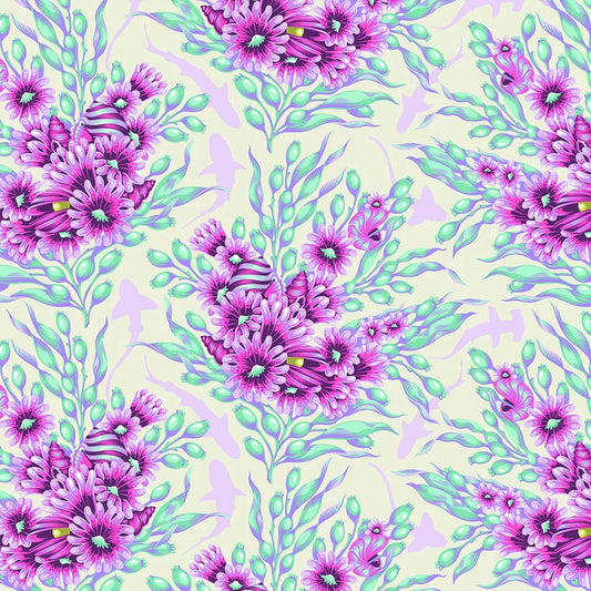 TULA PINK FLORAL REEF PRE ORDER 267 ULTRAVIOLET