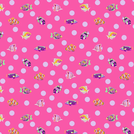 TULA PINK FLORAL REEF PRE ORDER 268 DELPHINE