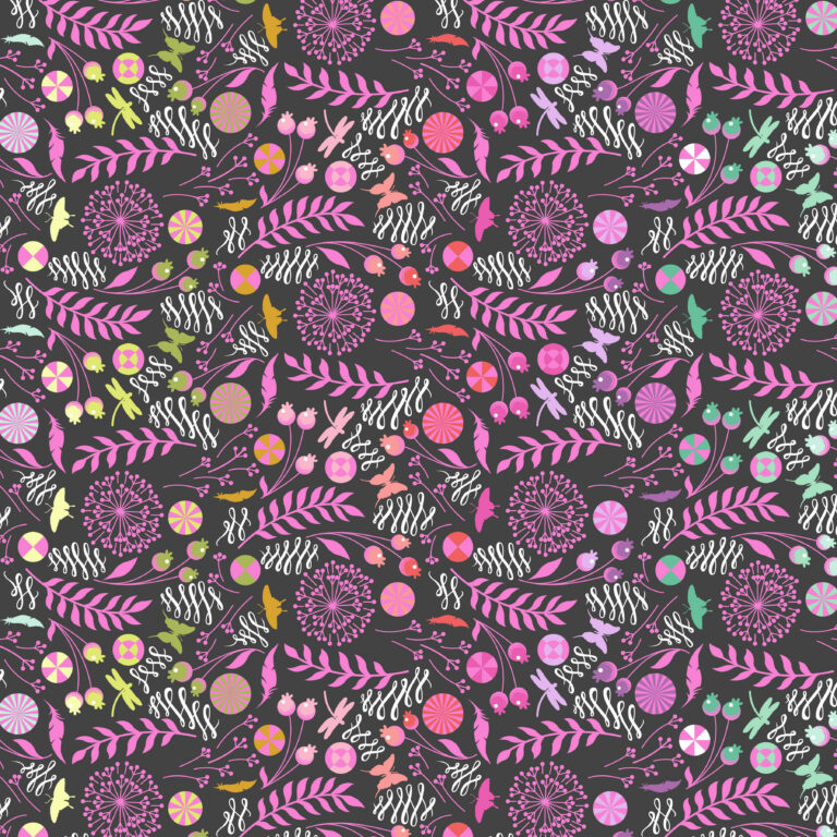 TULA PINK PRINCE CHARMING DEJA VU LICORICE