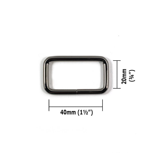 RECTANGULAR RINGS 40MM (1 1/2 INCH) (4PACK)