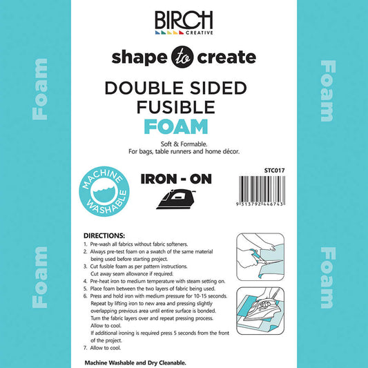 SHAPE TO CREATE FOAM PLUS IRON ON