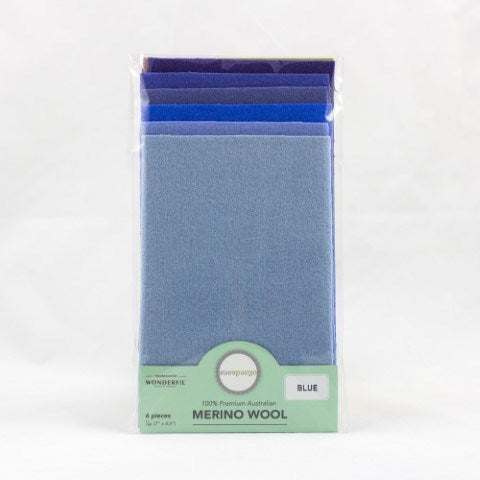 WONDERFIL MERINO WOOL  BLUE 1/64