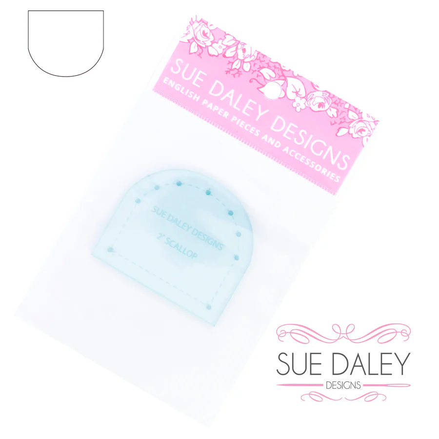 SUE DALEY 2 INCH SCALLOP TEMPLATE