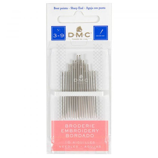 DMC EMBROIDERY NEEDLES NO 3-9