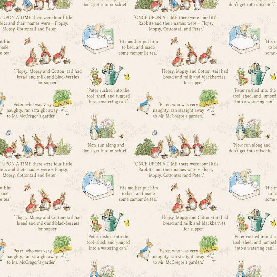 THE TALE OF PETER RABBIT -TEXT CREAM