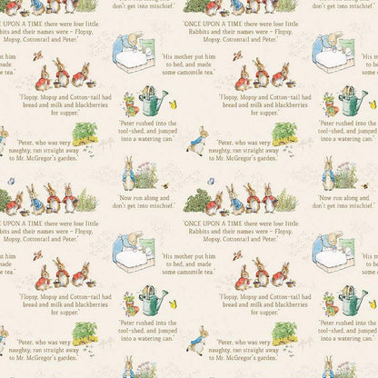 THE TALE OF PETER RABBIT -TEXT CREAM