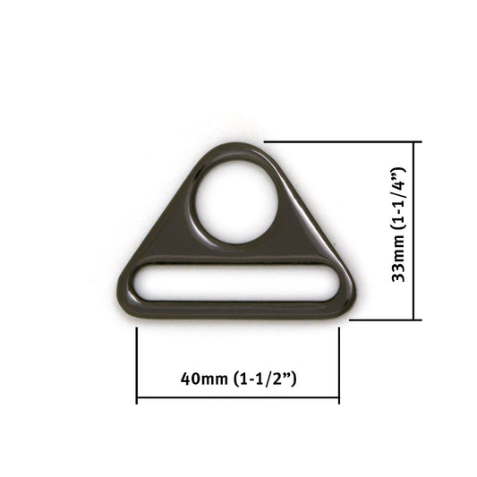 TRIANGULAR RING 40MM ( 1.5 IN)(2 PACK)