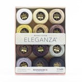 ELEGANZA 8 PERLE COTTON NEUTRAL 12 PACK