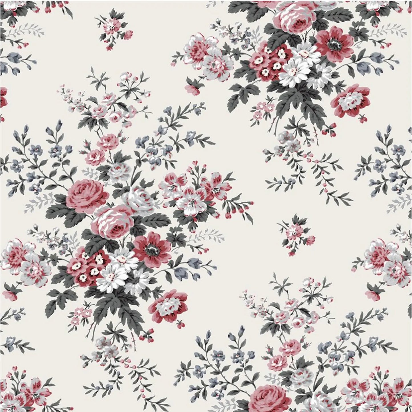 AUBREY ANTIQUE BOUQUET LIGHT CREAM Y4304-2