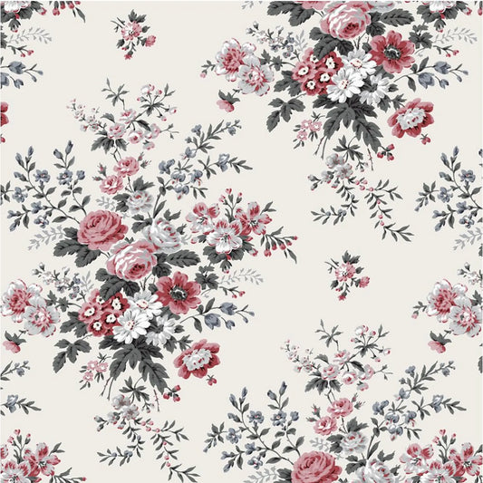 AUBREY ANTIQUE BOUQUET LIGHT CREAM Y4304-2