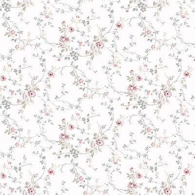 AUBREY DAINTY VINE WHITE  Y4306-1