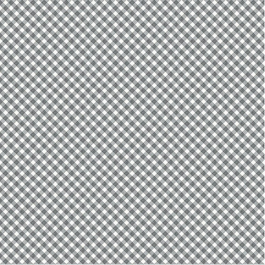 AUBREY DIAGONAL PLAID DARK GREY Y4310-7