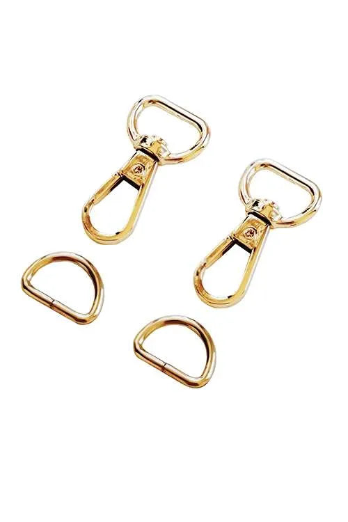 1/2 INCH SWIVEL HOOK AND D RING SET