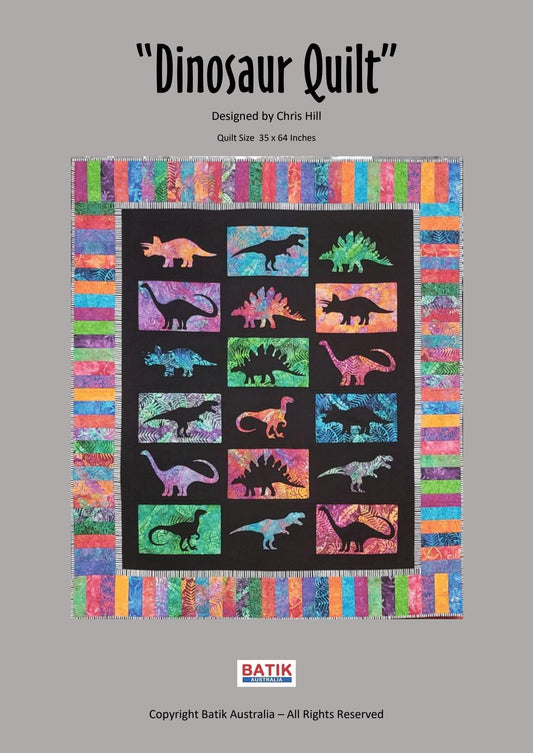 DINOSAUR QUILT Pattern