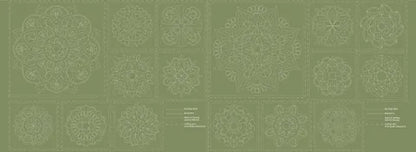 Mandala Stitchery Panel  JUNGLE NIGHTS