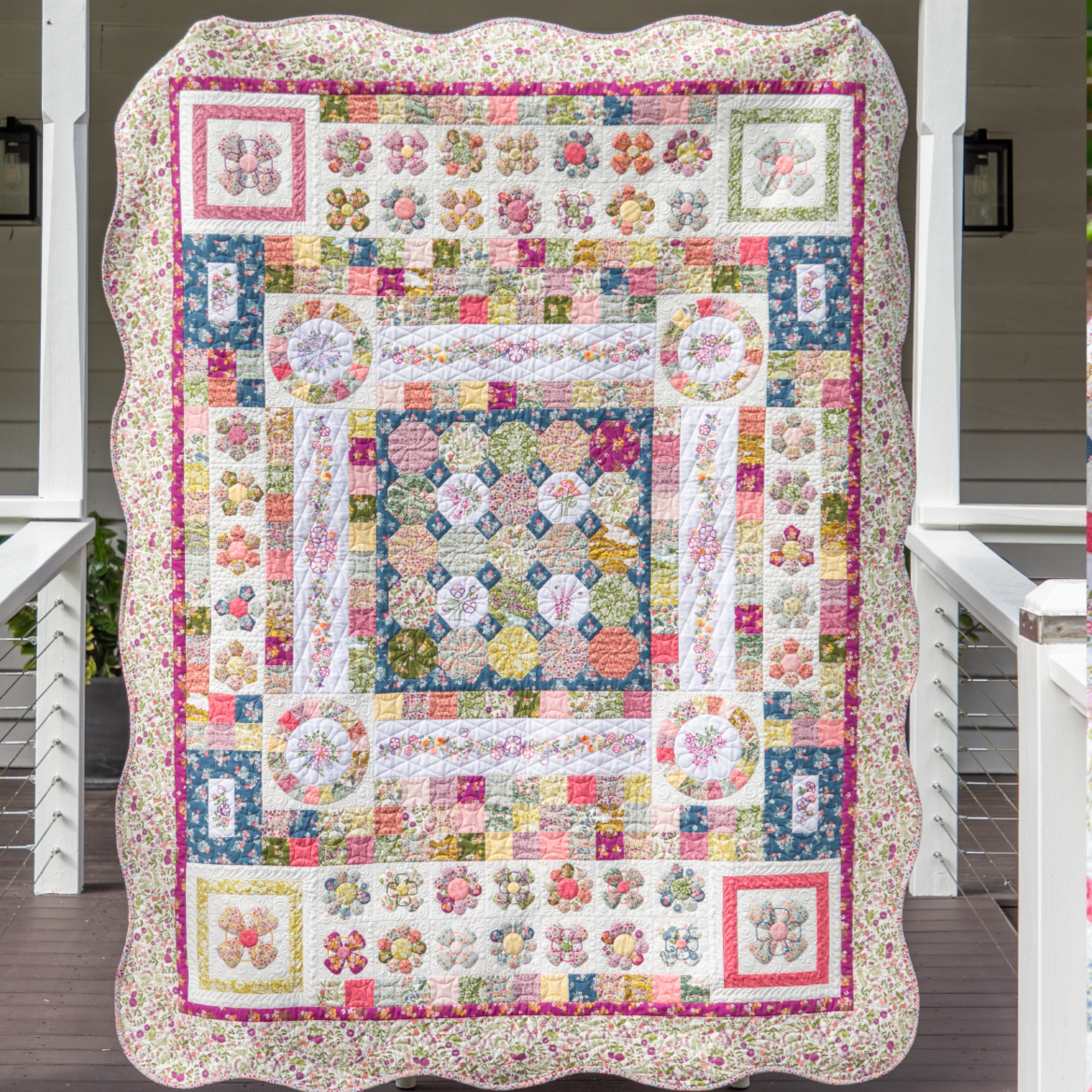 THE ARABELLA QUILT KIT (INCLUDED PATTERN'S AND ACRYLIC TEMPLATES) FREE COTTON PACK