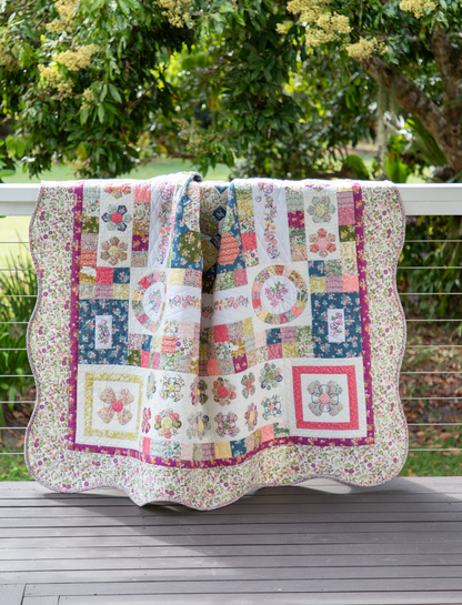 THE ARABELLA QUILT KIT (INCLUDED PATTERN'S AND ACRYLIC TEMPLATES) FREE COTTON PACK