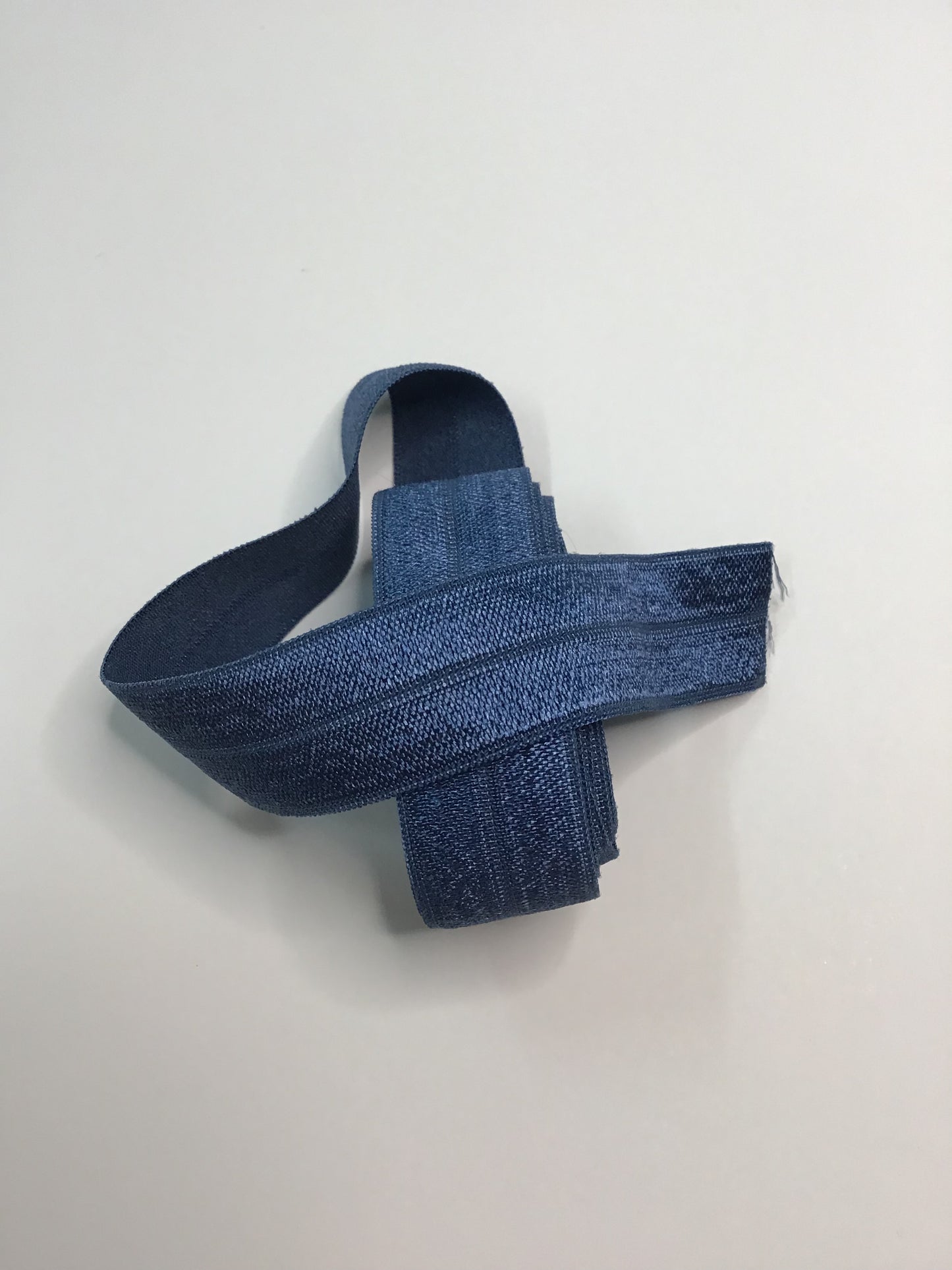 20mm Fold Over Elastic Navy