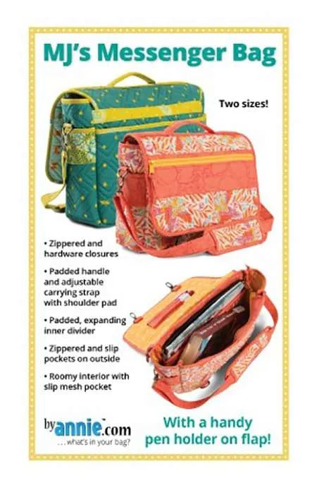 MJ'S MESSENGER BAG BY ANNIE
