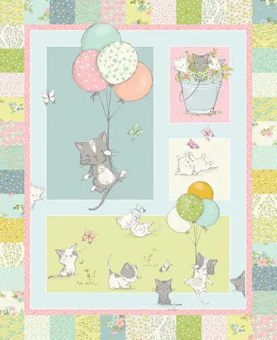 Playful Spring Cot Panel DV6335