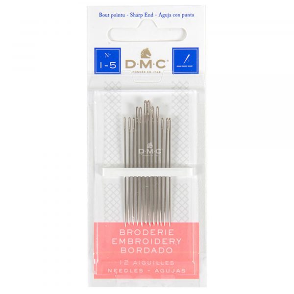 DMC EMBROIDERY NEEDLES NO 1-5