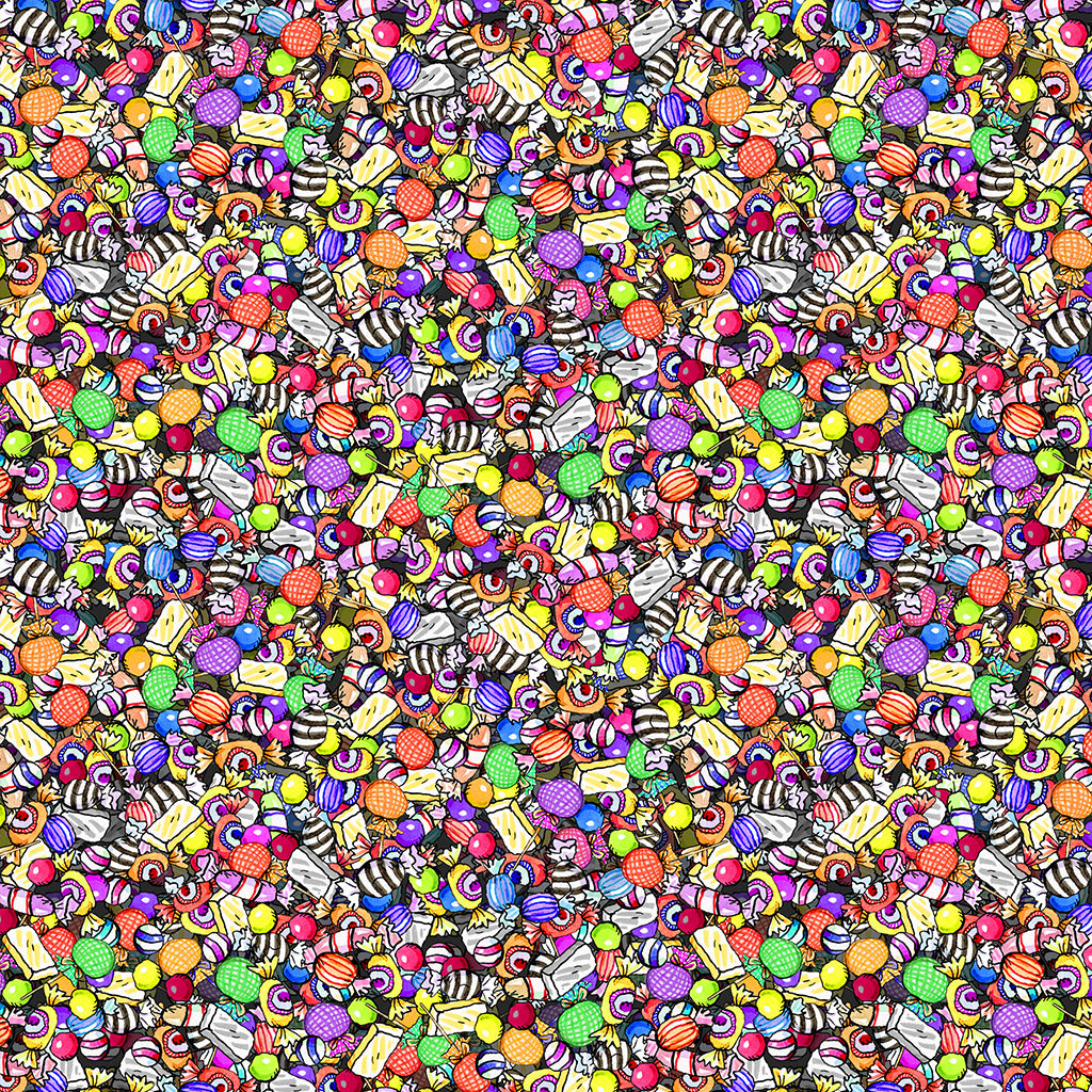 HALLOWEEN PARADE DIGITAL PACKED CANDY MULTI COLOUR